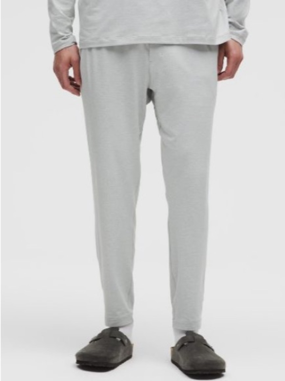 Lululemon Men's Soft Jersey Tapered Pant Heathered Vapor Size XS